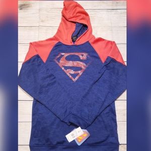 Superman pull over hoodie boy's size XL
